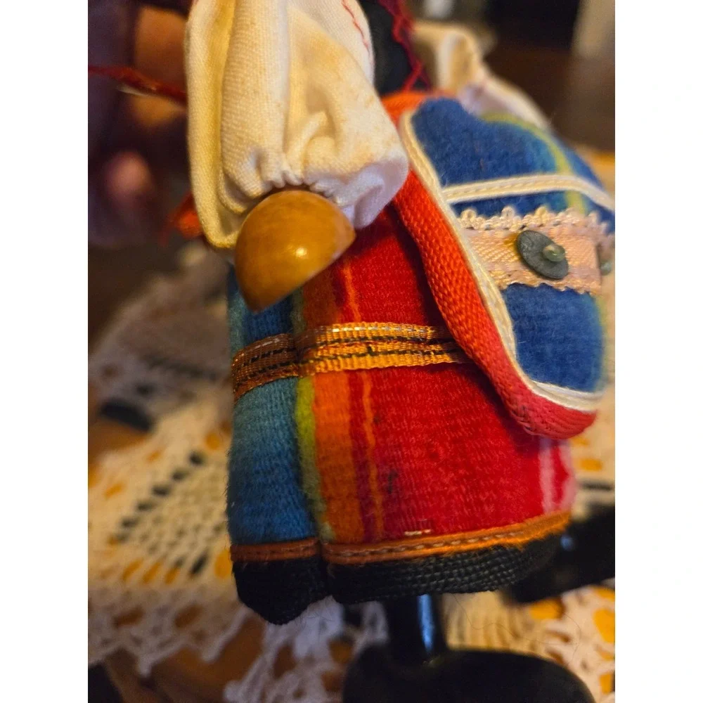 vintage Polish folk doll likely the 1960s or 1970s